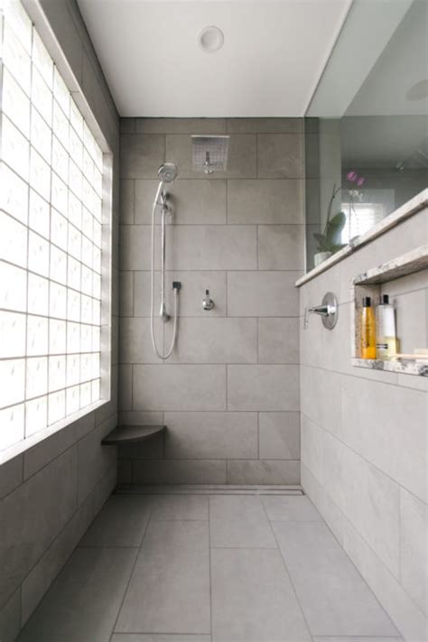 Do involved bathroom tile designs change costs? Modern Spa-Like Master Bath Remodel with Neutral Tones ...
