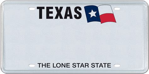 Texas Department of Motor Vehicles (TX) - DMV - License Plates