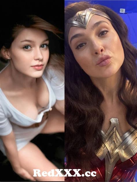 Melissa Benoist Vs Gal Gadot From Gal Gadot Gal Gadot Fake Gal Gadot