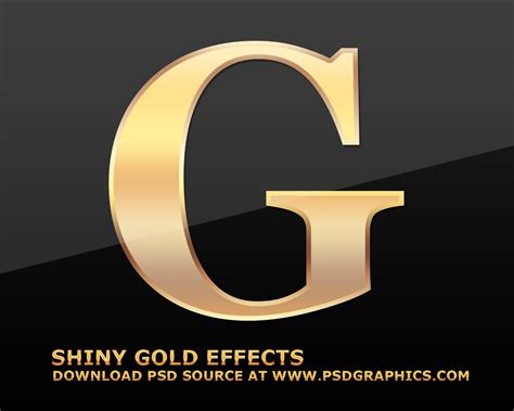 Gold Text Effects In Photoshop Psdgraphics