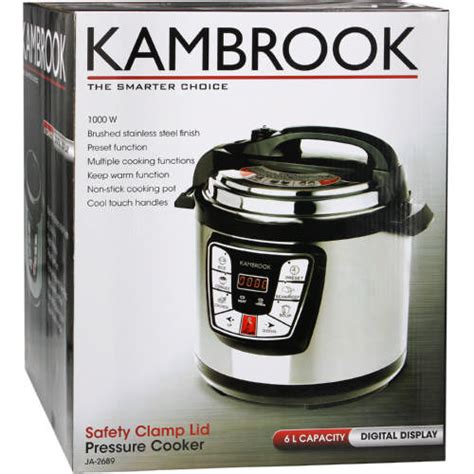 How to cook with a pressure cooker? Kambrook Pressure Cooker 6 Litres - Clicks