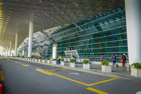 Shenzen China 29 January 2017 Terminal Building Shenzen Airport As