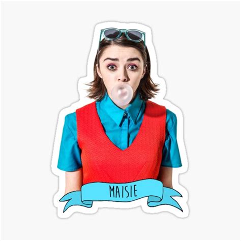 Maisie Williams Sticker For Sale By Smuggler Redbubble
