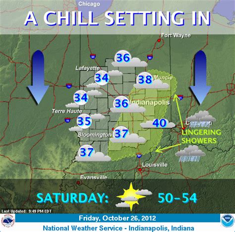 Ind A Chilly Night Is In Store For Central Indiana With Lows In The