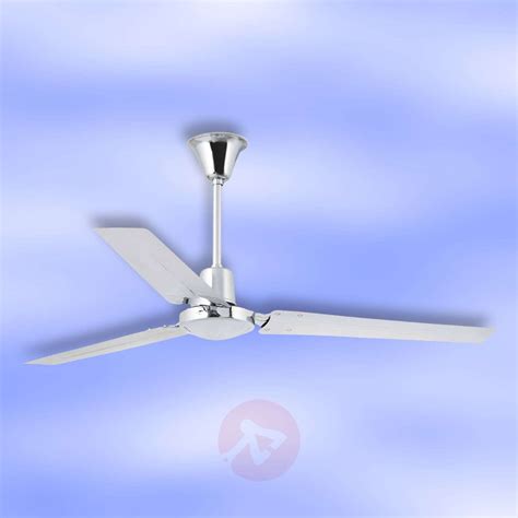 While ceiling fan can help homeowners save 40% of their electricity bill, no doubt it also support and enhances the indoor décor of the house. INDUS - modern ceiling fan, chrome | Lights.co.uk