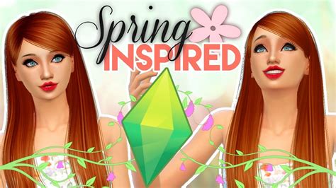 The Sims 4 Create A Sim Spring Inspired Collab W Girlysimmer1 Youtube