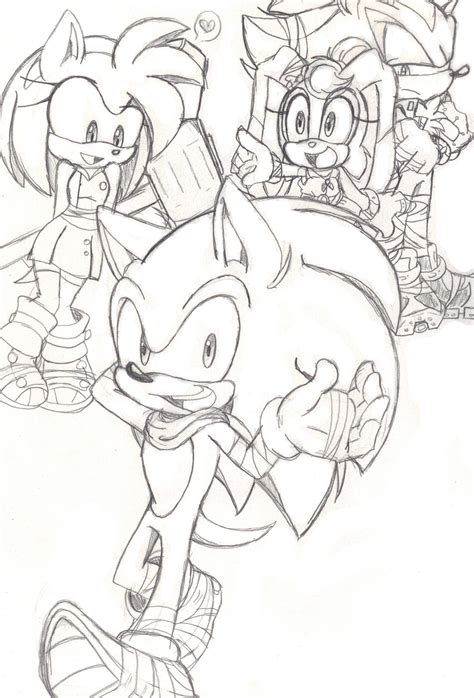 Amy sonic boom sonic coloring pages. Sonic Boom: Sonic Amy Cream Shadow by Narcotize-Nagini on ...
