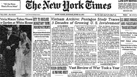 Pentagon Papers Hoje Na História Clio História E Literatura