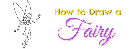 Then, draw 4 lines extending off the oval with little circles at the end, which will be your fairy's arms and legs. Learn How to Draw a Fairy - Drawing Mentor