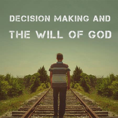 It's not okay to keep kicking the hard questions down the road, asserts norman. Decision making and the will of God Archives - VHBC