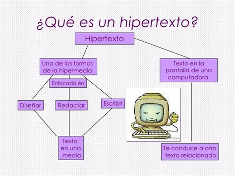 Que Es El Hipertexto Y La Hipermedia