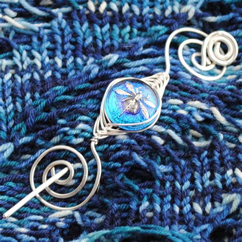 Czech Glass Noteworthy Shawl Pins Crafty Flutterby Creations