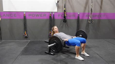 barbell hip thrusts youtube