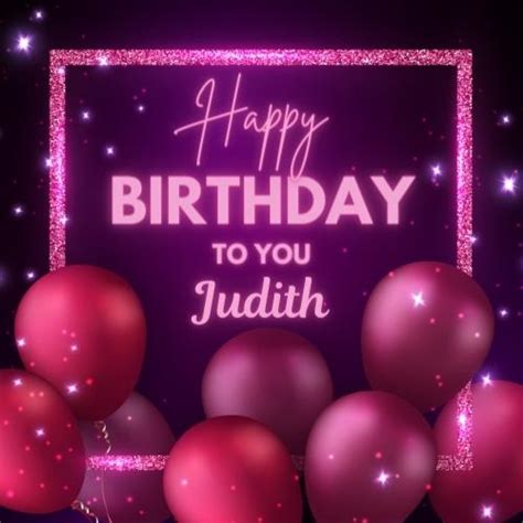 Happy Birthday Judith Wishes Images Cake Memes 