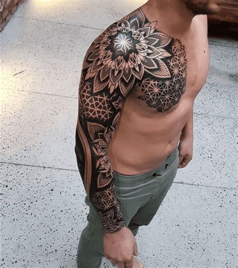 35 Shoulder Tattoos For Men Designs And Ideas 2023 Geometric Tattoo