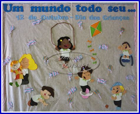 Mural Do Dia Das Crianças Em Eva