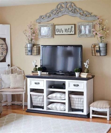 33 Best Farmhouse Living Room Tv Stand Design Ideas 16 Home Design In