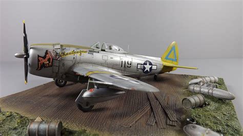 P 47d Thunderbolt Plastic Model Airplane Kit 172 Scale 04155 By