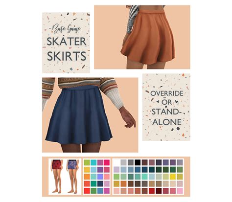 Skater Skirt Sims 4 Cc List