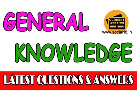Latest Gk General Knowledge Questions Answers 2023 2024 Updated Gk