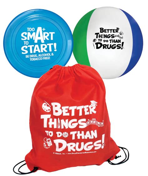 Drug Free Fun Pack Nimco Inc Prevention Awareness Supplies