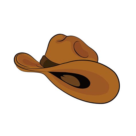 Cartoon Cowboy Hat Svg