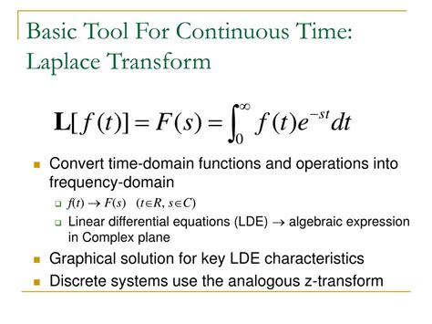 Ppt Laplace Transforms Powerpoint Presentation Free Download Id426583