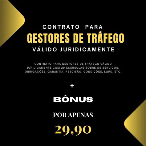Contrato Para Gestor De Tráfego Pdf