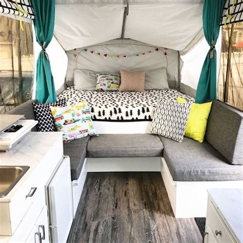 48 Shabby Chic Trailer Makeover Renovation Ideas Best Pop Up Campers