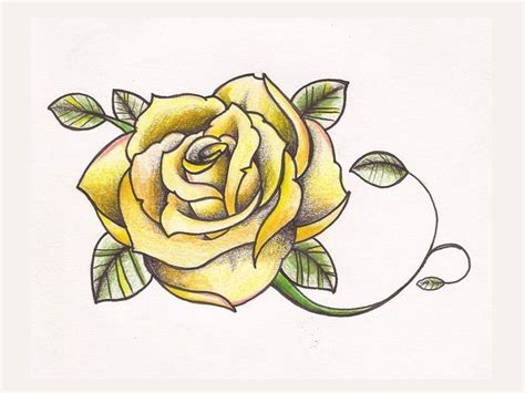 Tattoo lettering yellow rose tattoo images. 27 best Yellow Rose Tattoo images on Pinterest | Butterfly ...