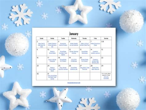 Monthly Activity Calendars For Kids The Educators Spin On It