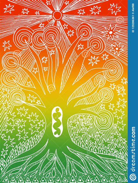 The Tree Of Life Graphic Art Graceful Drawing Manual