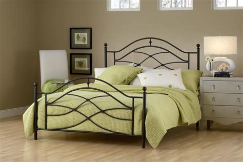 Hillsdale Metal Beds Cole King Bed With Arched Headboard And Footboard