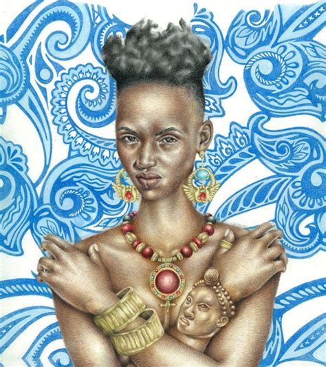 Contemporary Drawings Of Ancient Goddesses Are Literal Black Girl Magic