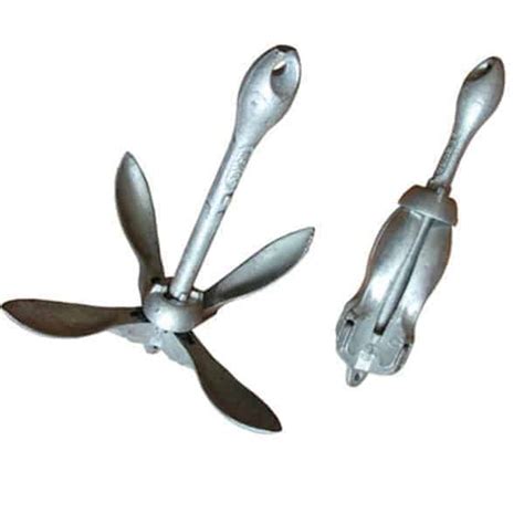 Folding Anchor Galvanised 07 15 25 32 4 6 And 8kg Ps Boating
