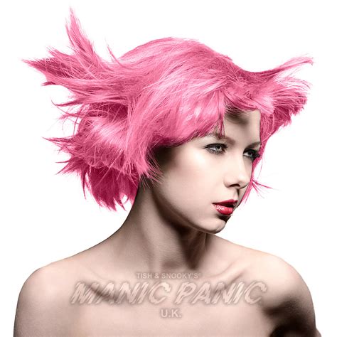 Cotton Candy Pink Amplified Hair Colour Dye Manic Panic Uk