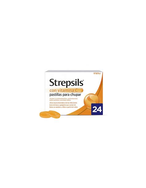 Strepsils Con Vitamina C 24 Pastillas Para Chupar