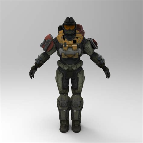 Jorge Halo Reach Noble 6 Team Armor Wearable Template For Eva Etsy México