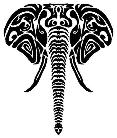 Elephant Tribal By ~pjmohr On Deviantart Elephant Logo Research