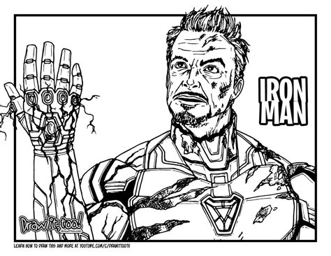 Endgame will visit nine u.s. How to Draw IRON MAN (Avengers: Endgame) Drawing Tutorial ...
