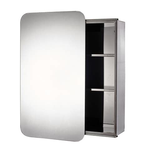 Buy Stainless Steel Sanremo Sliding Door Bathroom Mirror Cabinet 1
