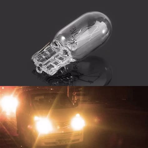 T10 194 168 W5w 5w Halogen Bulb Cool White Signal External Car Light