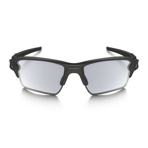 Oakley Flak 20 Xl Photochromic Sunglasses Steel Frameclear Black