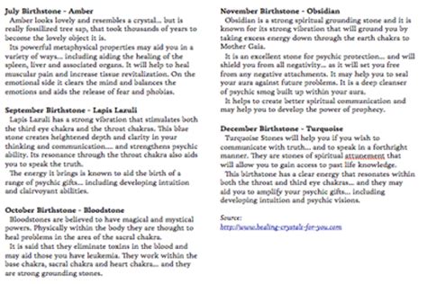 Courage and strengthening of relationships and love. Birthstones projects - Maike's Marvels