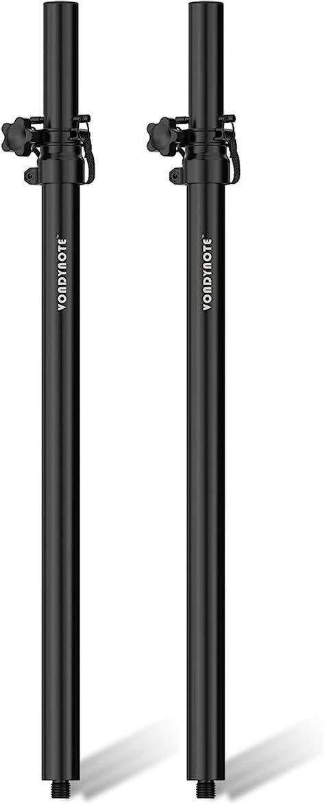 Vondynote Set Of 2 Speaker Pole For Subwoofer Height