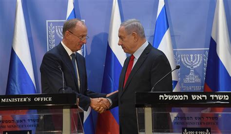 Netanyahu Meets With Russian National Security Council Secretary