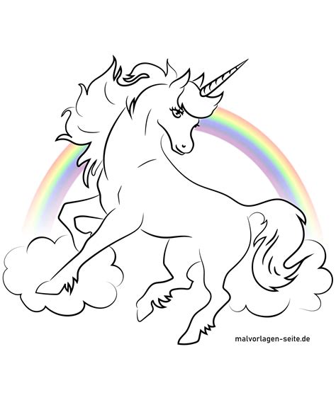 Bilder Zum Ausmalen Einhorn Regenbogen Ausmalbild Einhorn Mit My Xxx