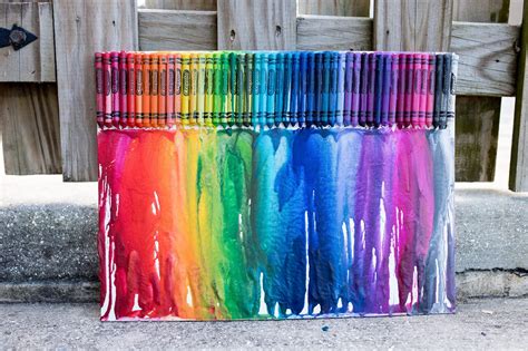 How To Make Melted Crayon Art The Super Mom Life