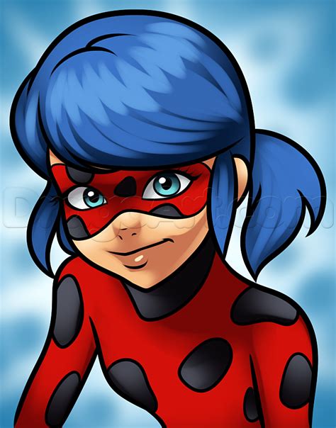 How To Draw Miraculous Ladybug Step By Step Nickelodeon Characters