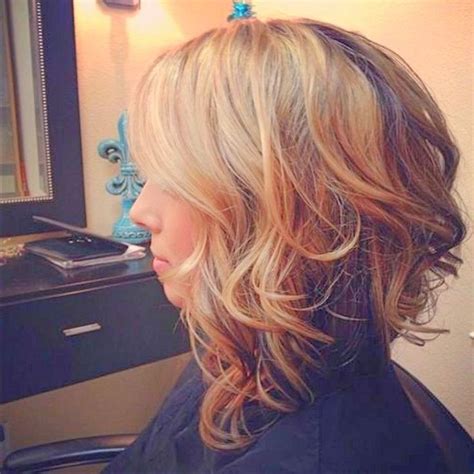 Here take a look at our gallery of hottest angled bob hairstyles to get inspired. Long wavy asymetrical bob | Curly bob hairstyles, Bob ...